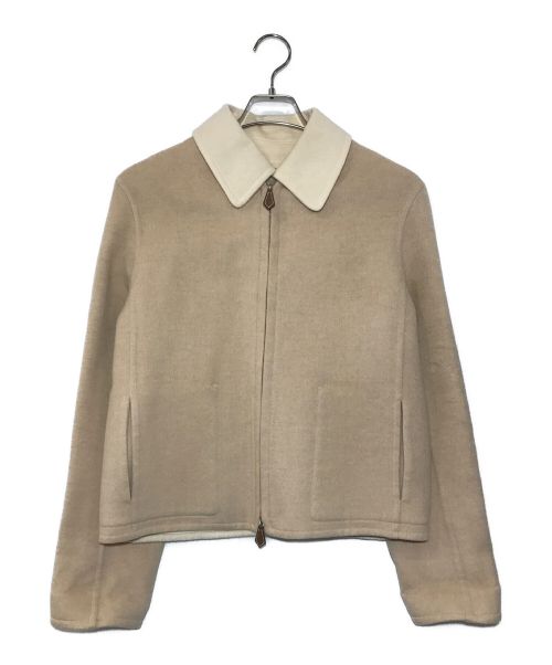 HERMES（エルメス）HERMES (エルメス) 90~00'sキャメルカシミヤジャケット ベージュ サイズ:SIZE36の古着・服飾アイテム