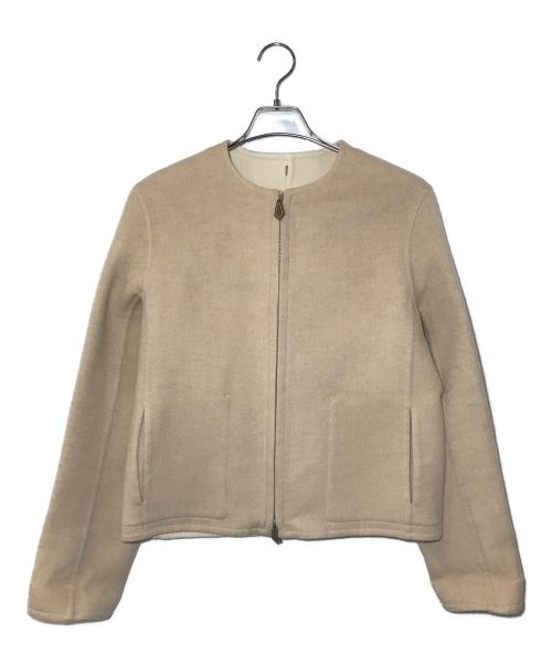 HERMES（エルメス）HERMES (エルメス) 90~00'sキャメルカシミヤジャケット ベージュ サイズ:SIZE36の古着・服飾アイテム