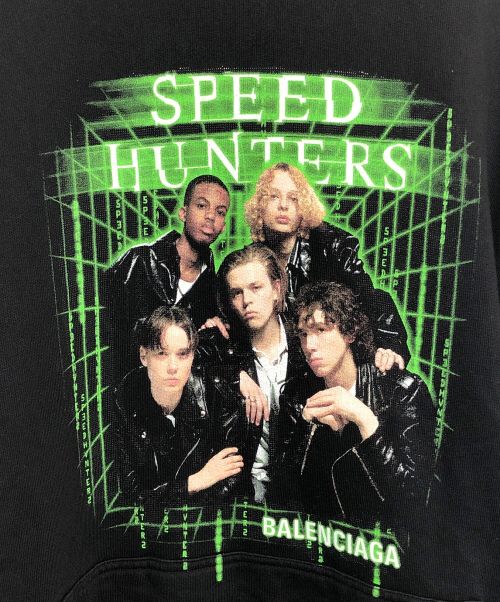 BALENCIAGA（バレンシアガ）BALENCIAGA (バレンシアガ) スピードハンターズプルオーバーパーカー ブラック サイズ:XSの古着・服飾アイテム