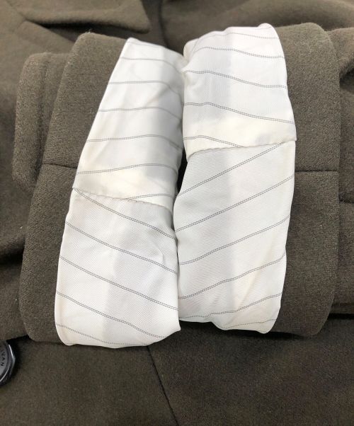 JOHN LAWRENCE SULLIVAN（ジョン ローレンス サリバン）JOHN LAWRENCE SULLIVAN (ジョン ローレンス サリバン) ダブルチェスターコート オリーブ サイズ:48の古着・服飾アイテム