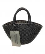 beautiful peopleビューティフルピープル）の古着「チューブニッティングバスケット」｜ブラック