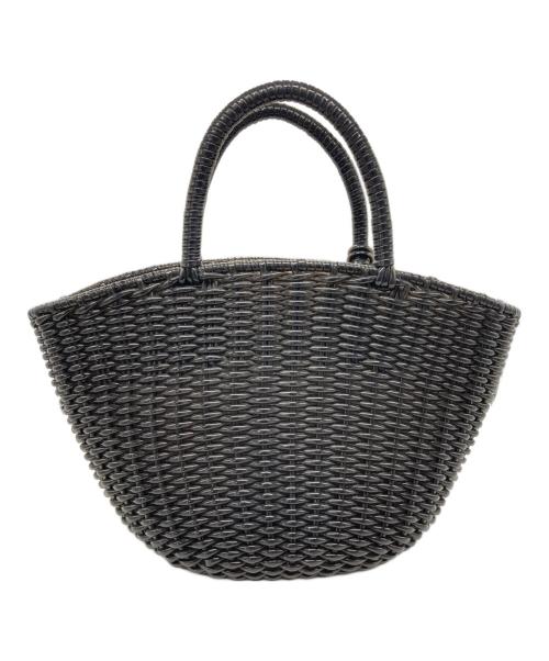 beautiful people（ビューティフルピープル）beautiful people (ビューティフルピープル) チューブニッティングバスケット ブラックの古着・服飾アイテム
