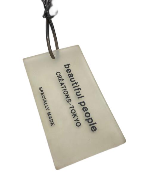 beautiful people（ビューティフルピープル）beautiful people (ビューティフルピープル) チューブニッティングバスケット ブラックの古着・服飾アイテム