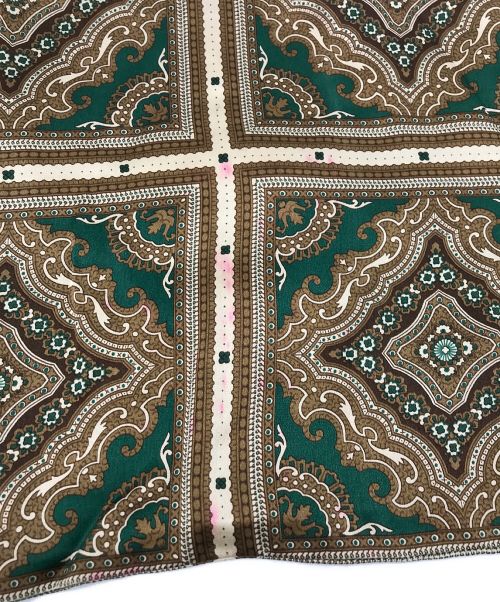 ZILLI（ジリー）ZILLI (ジリー) シルクスカーフ ベージュの古着・服飾アイテム