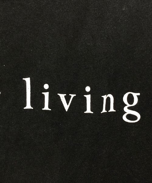 Y's for living（ワイズフォーリビング）Y's for living (ワイズフォーリビング) ロゴプリントノースリーブワンピース ブラック サイズ:表記無しの古着・服飾アイテム