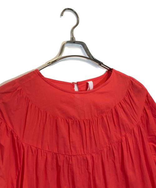 merlette（マーレット）merlette (マーレット) パラディス ティアードギャザーワンピース レッド サイズ:-の古着・服飾アイテム