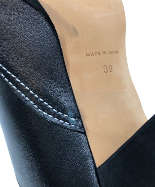 c me（シー ミー）c me (シー ミー) ミュール ブラック サイズ:39の古着・服飾アイテム