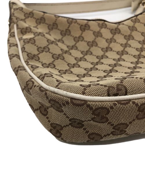 GUCCI（グッチ）GUCCI (グッチ) ワンショルダーバッグ ベージュ×ホワイトの古着・服飾アイテム