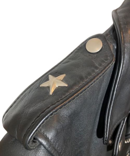 Schott（ショット）Schott (ショット) 613ワンスターダブルライダースジャケット ブラック サイズ:34の古着・服飾アイテム