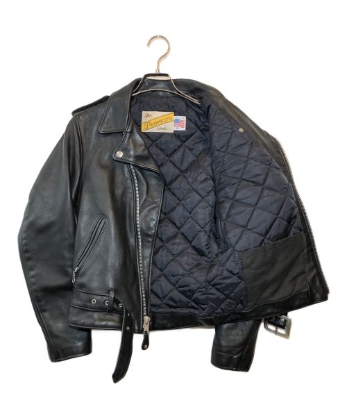 Schott（ショット）Schott (ショット) 613ワンスターダブルライダースジャケット ブラック サイズ:34の古着・服飾アイテム