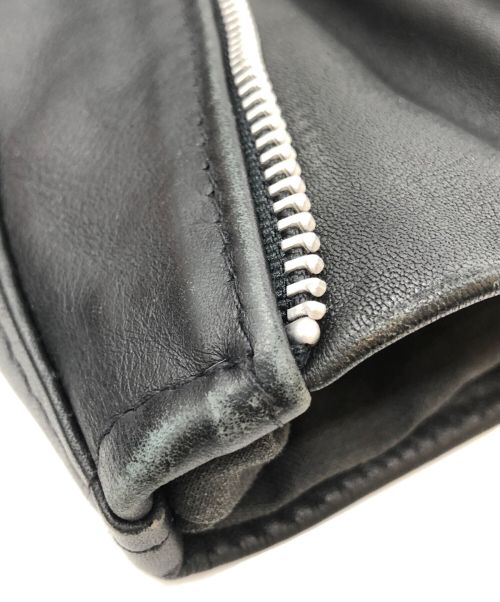 Schott（ショット）Schott (ショット) 613ワンスターダブルライダースジャケット ブラック サイズ:34の古着・服飾アイテム