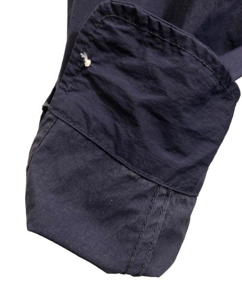 Aime Leon Dore（エメ レオン ドレ）Aime Leon Dore (エメレオンドレ) ロゴプリントナイロンシャツ ネイビー×ホワイト サイズ:Mの古着・服飾アイテム