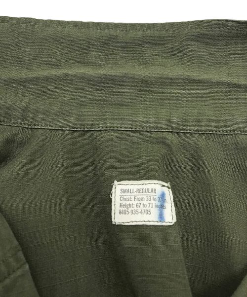 US ARMY（ユーエスアーミー）US ARMY (ユーエスアーミー) 【古着】3rd Jungle Fatigue Jacket オリーブ サイズ:Small-Regularの古着・服飾アイテム