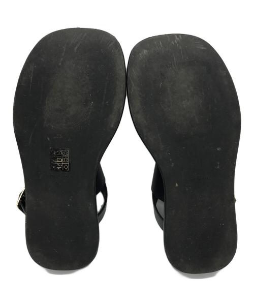 GIA/RHW（ジア / アールエイチダブリュー）GIA/RHW (ジア / アールエイチダブリュー) ストラップサンダル ブラック サイズ:36の古着・服飾アイテム