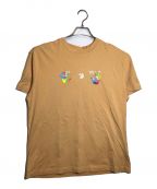 OFFWHITEオフホワイト）の古着「cotton T-shirt」｜オレンジ