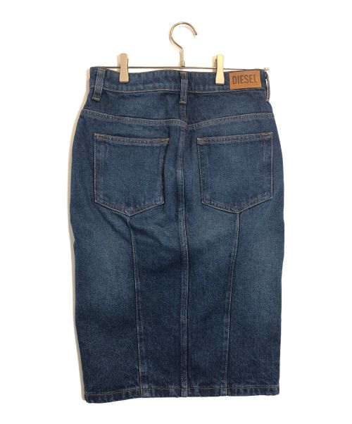DIESEL（ディーゼル）DIESEL (ディーゼル) PENCIL-ZIP-SKIRT インディゴ サイズ:26の古着・服飾アイテム