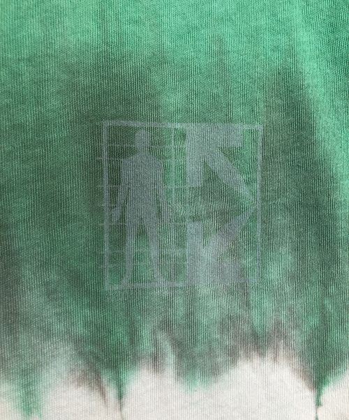 OFFWHITE（オフホワイト）OFFWHITE (オフホワイト) バックアロータイダイプリントTシャツ グリーン サイズ:XXLの古着・服飾アイテム