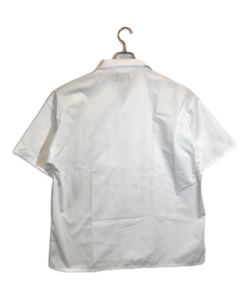 DESCENDANT（ディセンダント）DESCENDANT (ディセンダント) SOUS OPEN COLLAR SS SHIRT ホワイト サイズ:2の古着・服飾アイテム