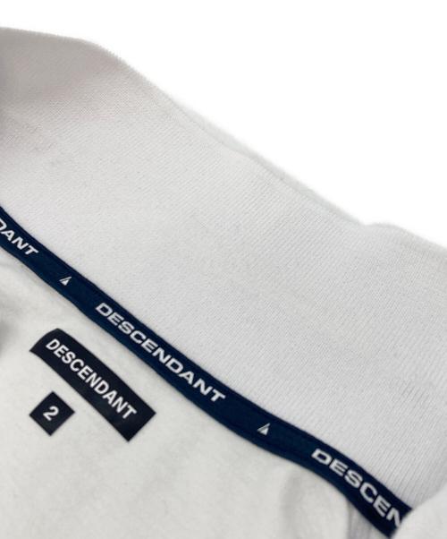 DESCENDANT（ディセンダント）DESCENDANT (ディセンダント) CROSS PADDLE POLO SS ホワイト サイズ:2の古着・服飾アイテム