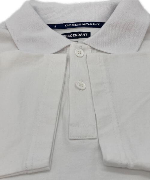 DESCENDANT（ディセンダント）DESCENDANT (ディセンダント) CROSS PADDLE POLO SS ホワイト サイズ:2の古着・服飾アイテム