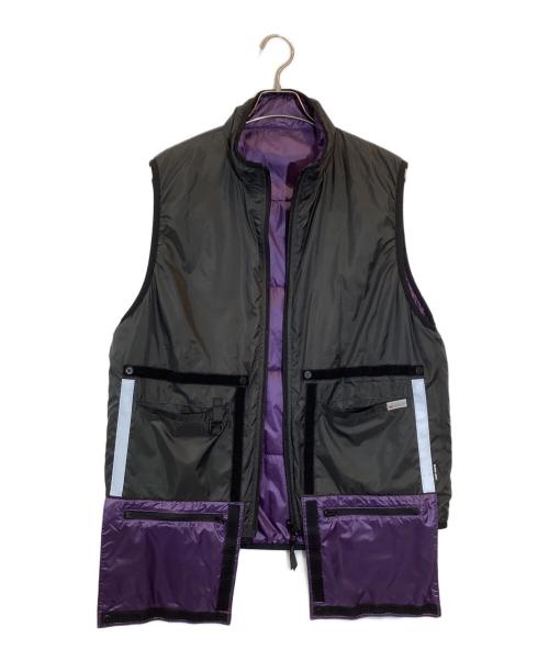 PWA（プア）PWA (プア) MYSTERY BOXリバーシブルベスト ブラック サイズ:Lの古着・服飾アイテム