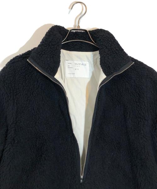 CAMIEL FORTGENS（カミエルフォートヘンス）CAMIEL FORTGENS (カミエルフォートヘンス) FLEECE ANORAK WOOL ブラック サイズ:SIZE Mの古着・服飾アイテム