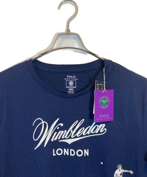 POLO RALPH LAUREN（ポロ・ラルフローレン）POLO RALPH LAUREN (ポロ・ラルフローレン) プリントTシャツ ネイビー サイズ:SIZE XL 未使用品の古着・服飾アイテム