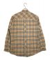 BURBERRY (バーバリー) TBロゴノバチェックシャツ ベージュ サイズ:SIZE M：22000円