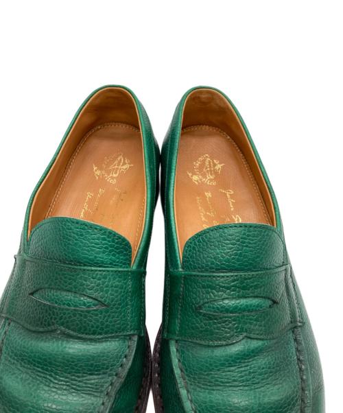 BEAUTY&YOUTH（ビューティーアンドユース）BEAUTY&YOUTH (ビューティーアンドユース) Jalan Sriwijaya (ジャランスリウァヤ) コインローファー グリーン サイズ:6の古着・服飾アイテム