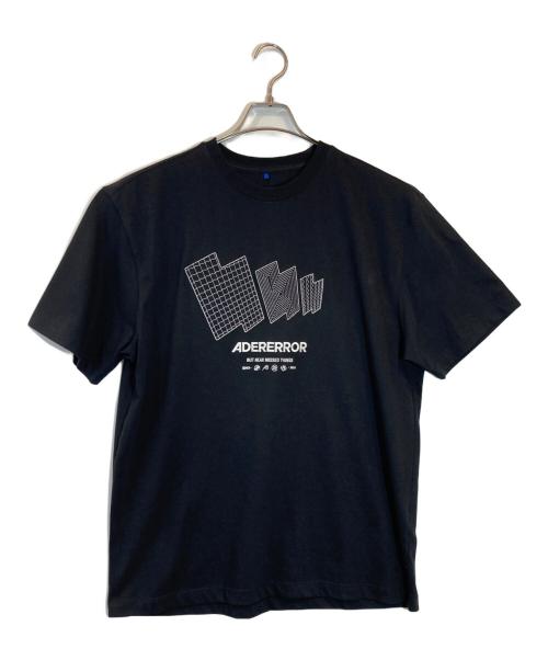 ADER error（アーダーエラー）ADER error (アーダーエラー) プリントTシャツ ブラック サイズ:SIZE A2の古着・服飾アイテム