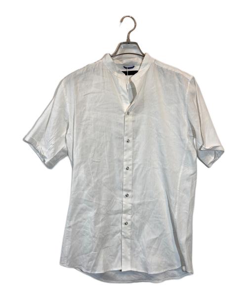 Junhashimoto（ジュンハシモト）Junhashimoto (ジュンハシモト) BAND COLLAR S/S SHIRTS ホワイト サイズ:5 未使用品の古着・服飾アイテム