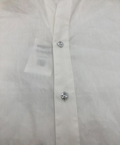Junhashimoto（ジュンハシモト）Junhashimoto (ジュンハシモト) BAND COLLAR S/S SHIRTS ホワイト サイズ:5 未使用品の古着・服飾アイテム