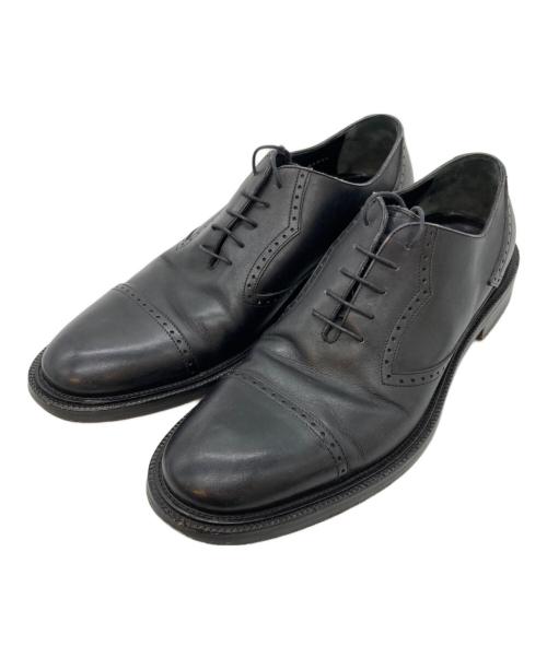 DOLCE & GABBANA（ドルチェ＆ガッバーナ）DOLCE & GABBANA (ドルチェ＆ガッバーナ) ストレートチップシューズ ブラック サイズ:7の古着・服飾アイテム