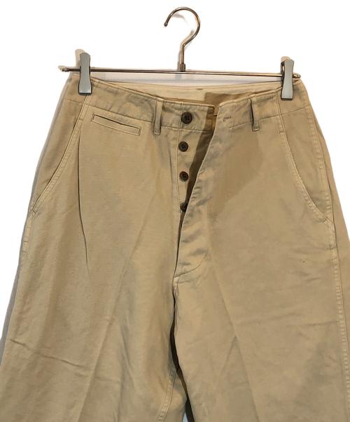 Spick and Span（スピック＆スパン）Spick and Span (スピックアンドスパン) Higuchi×S チノワイドパンツ ベージュ サイズ:34の古着・服飾アイテム