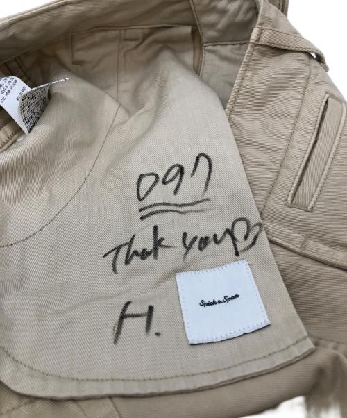 Spick and Span（スピック＆スパン）Spick and Span (スピックアンドスパン) Higuchi×S チノワイドパンツ ベージュ サイズ:34の古着・服飾アイテム