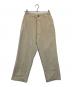 Spick and Span（スピックアンドスパン）の古着「Higuchi×S チノワイドパンツ」｜ベージュ