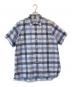 KAPTAIN SUNSHINE（キャプテンサンシャイン）の古着「半袖ワークシャツ」｜ブルー