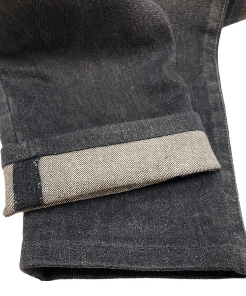 BALMAIN（バルマン）BALMAIN (バルマン) ダメージ加工バイカーデニム グレー サイズ:31の古着・服飾アイテム