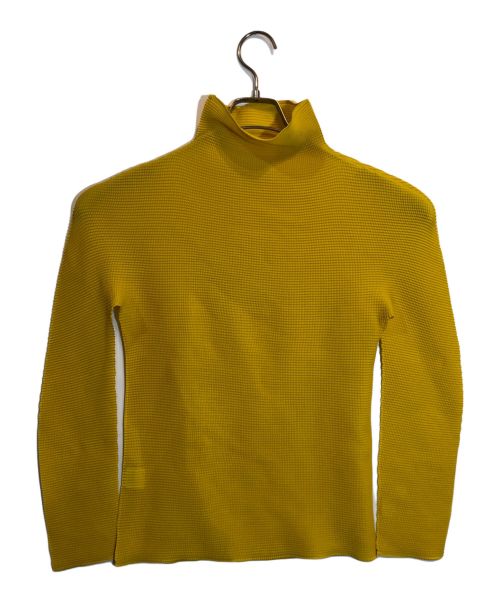 ISSEY MIYAKE me（イッセイ ミヤケ ミー）ISSEY MIYAKE me (イッセイ ミヤケ ミー) プリーツカットソー イエロー サイズ:-の古着・服飾アイテム