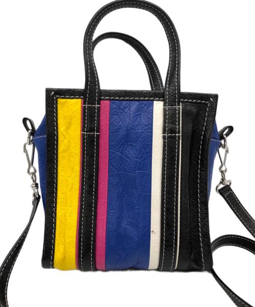 BALENCIAGA（バレンシアガ）BALENCIAGA (バレンシアガ) BAZAR SHOPPER XXS LEATHER BAG マルチカラーの古着・服飾アイテム