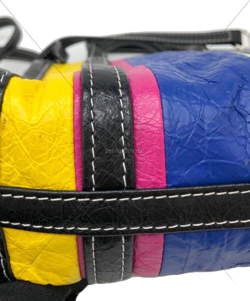 BALENCIAGA（バレンシアガ）BALENCIAGA (バレンシアガ) BAZAR SHOPPER XXS LEATHER BAG マルチカラーの古着・服飾アイテム