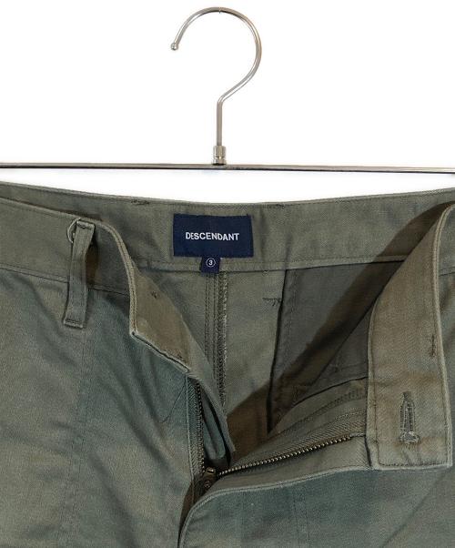 DESCENDANT（ディセンダント）DESCENDANT (ディセンダント) ベイカーハーフパンツ カーキ サイズ:SIZE 3の古着・服飾アイテム