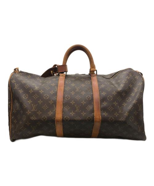 LOUIS VUITTON（ルイ ヴィトン）LOUIS VUITTON (ルイ ヴィトン) キーポル55 トラベルバッグ ブラウン サイズ:下記参照の古着・服飾アイテム