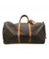LOUIS VUITTON（ルイ ヴィトン）の古着「キーポル55 トラベルバッグ」｜ブラウン