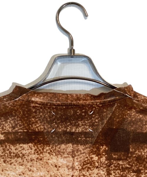 Martin Margiela 10（マルタン・マルジェラ 10）Martin Margiela 10 (マルタン・マルジェラ 10) Vネック転写Tシャツ ベージュ サイズ:SIZE 44の古着・服飾アイテム