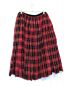 R&D.M.Co-OLDMAN'S TAILOR (オールドマンズテイラー) チェックスカート レッド サイズ:Free：20000円