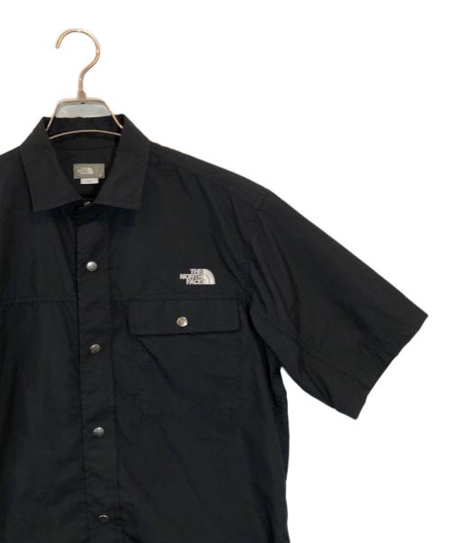 THE NORTH FACE（ザ ノース フェイス）THE NORTH FACE (ザ ノース フェイス) ショートスリーブヌプシシャツ ブラック サイズ:SIZE Sの古着・服飾アイテム