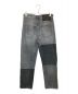 DIESEL (ディーゼル) パッチワークデニムパンツ ブラック サイズ:Ｗ25　Ｌ32：8000円