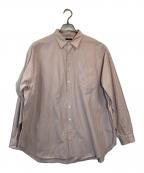 lenoリノ）の古着「oversized shirt pink stripe」｜ピンク