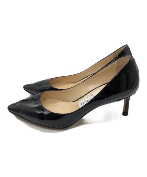 JIMMY CHOO（ジミーチュウ）JIMMY CHOO (ジミーチュウ) Romy 60ヒールパンプス ブラック サイズ:SIZE 36の古着・服飾アイテム